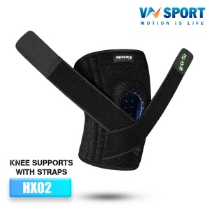 Đai Bó Gối Dán Dây Quấn VNSPORT REXCHI HX02 | Knee Supports With Straps HX02